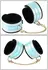 Liebe Seele Vivid Sorairo 8-Piece Bondage Set Glossy Blue Finish