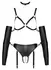 Bad Kitty Set M Matte Finish Adjustable Intimate Apparel with Accessories