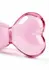 TOYJOY Glass Worxx Crystal Heart Glass Anal Model with Heart Handle