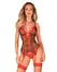 Obsessive Jollymore Lingerie Set XL/2XL - Red Tulle & Snowflake Accents