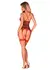 Obsessive Jollymore Lingerie Set XL/2XL - Red Tulle & Snowflake Accents