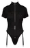 Cottelli Costumes Police Bodysuit XL Wetlook Stretch Black