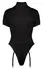 Cottelli COSTUMES Police Body L - Black Wetlook Suspender Bodysuit with Emblem