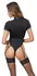 Cottelli Costumes Police Body S - Black Stretch Uniform Bodysuit