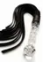 TOYJOY Crystal Leather Whip - Glass Handle & Genuine Leather, 66 cm