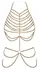 Cottelli Body Chain Gold - Adjustable Two-Piece Metallic Accessory