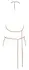 Cottelli Body Chain Gold - Adjustable Two-Piece Metallic Accessory