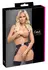Cottelli Lingerie Heart Lace Suspender Belt S/M Black Elegant Design