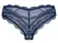 Obsessive Nightly Blue Thong M/L Transparent Lace Crotchless Design