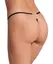Obsessive Iliosa Lace String L/XL with Decorative Chains, Black