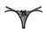 Obsessive Blomentis Black Lace String XL/2XL Double Waistband