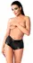 Noir Orgia Mysteria Powerwetlook Hot Pants Black Size M