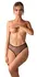 Obsessive Nuites Panty Crotchless 2XL/3XL Black Mesh Dot Design