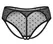 Obsessive Nuites Panty Crotchless 2XL/3XL Black Mesh Dot Design