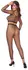 Cottelli FANTASY Black Mesh Crop Top & Crotchless Legging Set S-L