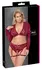 Cottelli Curves Lace & Velvet Red Lingerie Set 3XL Adjustable Straps