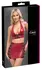 Cottelli PARTY Red Wet Look Crop Top & Mini Skirt Set L