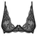 Obsessive Nutris Black Underwired Lace Bra XS/S Adjustable Straps
