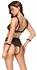 Cottelli BONDAGE Powernet Bra & Panty Set XL with Adjustable Straps