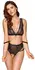 Cottelli BONDAGE Set L - Wireless Bra & Crotchless High-Waist Briefs