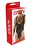 ENVY Fierce Deep V Mesh Bodysuit Black OS - Athletic Diamond Pattern