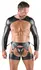 Svenjoyment Bondage Set L - 3-Piece Matte Black Harness Outfit