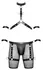 Svenjoyment Bondage Powernet Harness Set with Shorts & Restraints L