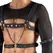 Svenjoyment Bondage Set XL - Powernet Top, Harness & Jock, Black