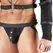 Svenjoyment Bondage Set XL - Powernet Top, Harness & Jock, Black