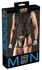 Svenjoyment Bondage Net Set 2XL with Thigh Harnesses & Handcuffs Black