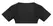 Svenjoyment Matte Black Mesh Crop Top for Men, Adjustable Chest Strap, M