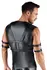 Svenjoyment BONDAGE Powernet Shirt XL with Adjustable Harness Set Black