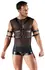 Svenjoyment Bondage Men's Powernet Shirt with Adjustable Harness M Black