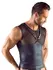 Svenjoyment Men's Shirt L Matte Black Mesh Chest Harness Style