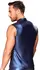 NEK Shirt Metallic Blue Strap Design with Powernet Inserts Size S