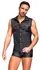 NEK Men’s Sleeveless Shirt M Black Matte Look with D-Ring Details