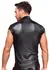 NEK Men's Black Matte Shirt XL with V-Cut and Stand-Up Collar