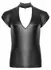 NEK Men's Black Matte Shirt XL with V-Cut and Stand-Up Collar