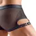Svenjoyment Net Pants XL Matte Look Adjustable Stud Straps Black