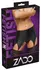 ZADO Lamb Nappa Leather Suspender Belt S - Retro Design, 4 Metal Straps