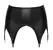 ZADO Lamb Nappa Leather Suspender Belt S - Retro Design, 4 Metal Straps