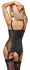 ZADO Lamb Nappa Leather Basque M with Powernet Inserts, Black