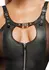 ZADO Leather Basque S - Black Lambskin, Adjustable Straps, Powernet Panels