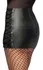 ZADO Lamb Leather Skirt XL with Adjustable Lacing and Side Inserts