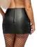 ZADO Lamb Leather Skirt XL with Adjustable Lacing and Side Inserts