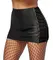 ZADO Leather Skirt L - Slim-Fit Lambskin, Adjustable Lacing, Black