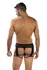ENVY Midnight Stride Garters Black OS - Elegant Lace Leg Harness