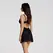 Obsessive Stelisa Chemise & Thong Set Black L/XL - Adjustable Design