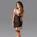 Obsessive Nuites Chemise Black 2XL/3XL - Elegant Sheer Night Dress