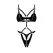 Obsessive Dame Controle Black Eco-Leather Teddy S/M/L Adjustable Straps